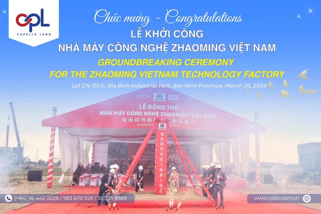 KCN Gia Bình (Bắc Ninh) sắp có thêm Nhà máy Công nghệ ZHAOMING Việt Nam ...