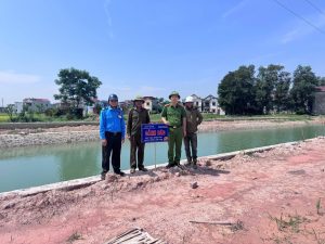 Capella Land phối hợp Công an Phường Yên Dũng tăng cường cảnh báo nguy cơ đuối nước tại KCN Yên Lư 3